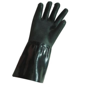 Черная промышленная перчатка из черного неопрена (5341)
